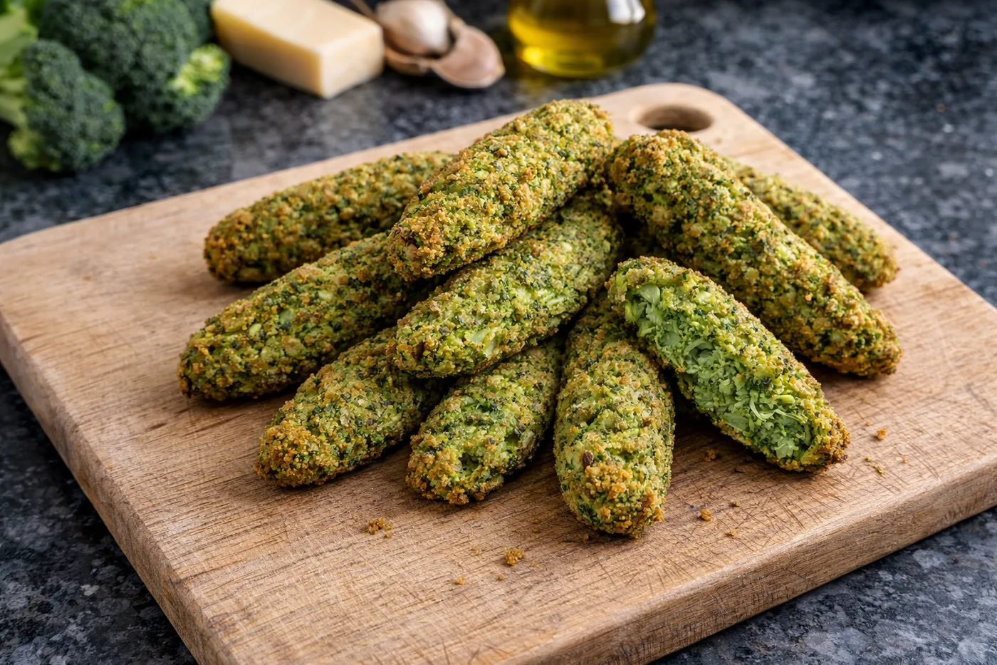 Croquettes de brocolis